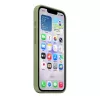 Kaitsev silikoonümbris MagSafe'iga Apple iPhone 17e jaoks — Light Moss, sobib 15,5 cm (6,1 tolli) ekraanidele