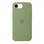 Kaitsev silikoonümbris MagSafe'iga Apple iPhone 17e jaoks — Light Moss, sobib 15,5 cm (6,1 tolli) ekraanidele