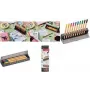 Stabilo point 88 10-värviline Click-Set finelineri komplekt plastikust pliiatsikarbi ja lauamati mudeliga 8810-5