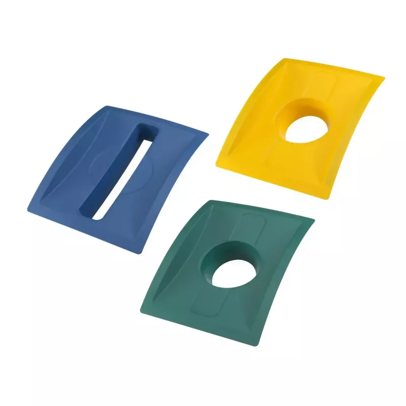 Prügikast Hailo ProfiLine WSB Design Plus XXXL — ristkülikukujuline ABS hall, laius 500 mm, sügavus 470 mm, kõrgus 110 mm