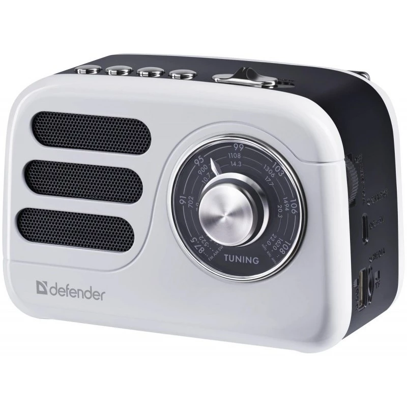 Kaasaskantav kõlar DEFENDER SIGNAL koos FM/MP3/SD/USB ja Bluetoothiga (5 W, antenn)