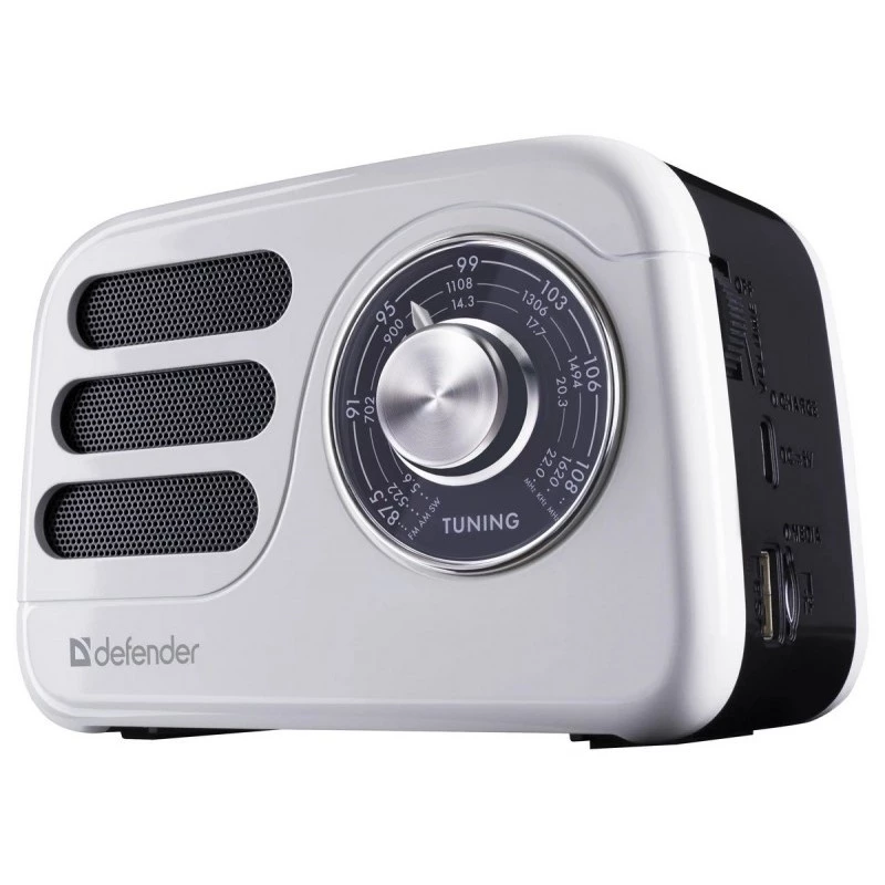 Kaasaskantav kõlar DEFENDER SIGNAL koos FM/MP3/SD/USB ja Bluetoothiga (5 W, antenn)