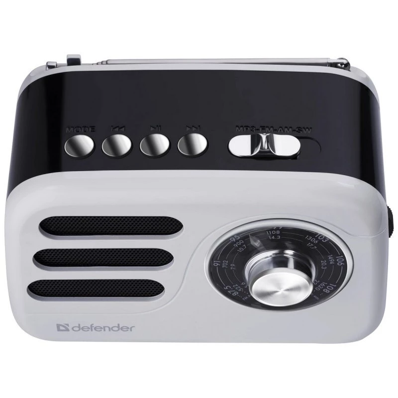 Kaasaskantav kõlar DEFENDER SIGNAL koos FM/MP3/SD/USB ja Bluetoothiga (5 W, antenn)