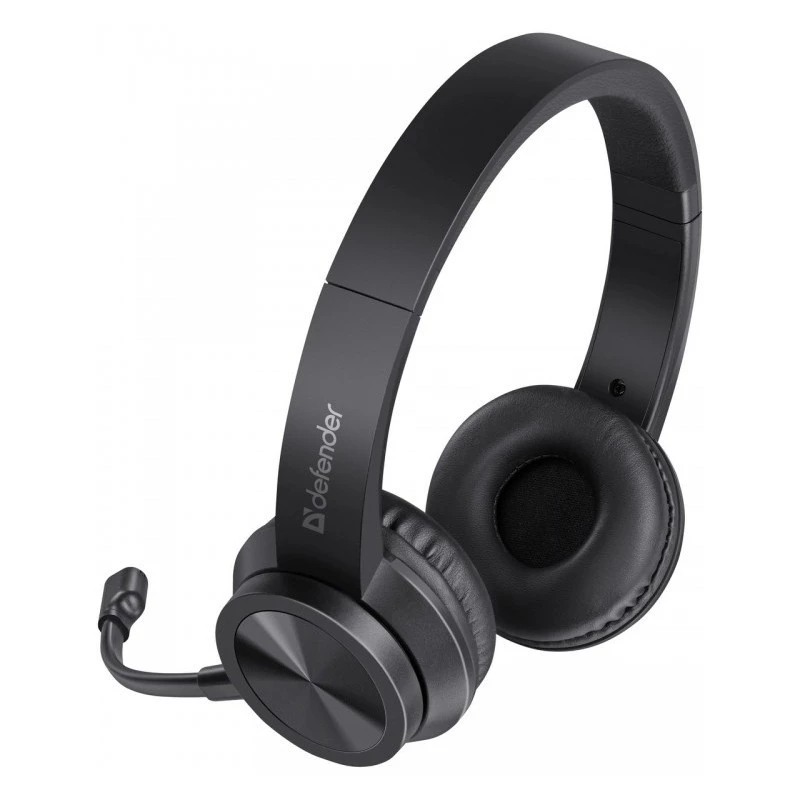 Juhtmega kõrvaklapid mikrofoniga DEFENDER tune 150 — mustad, juhtmega stereopeakomplekt