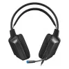 Juhtmega USB-mängupeakomplekt DEFENDER GOTHIC RGB mikrofoniga, must