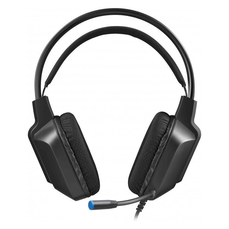 Juhtmega USB-mängupeakomplekt DEFENDER GOTHIC RGB mikrofoniga, must
