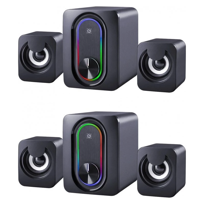 DEFENDER 2.1 arvutikõlarid G14 — 11W, USB-toide, Bluetooth, RGB LED