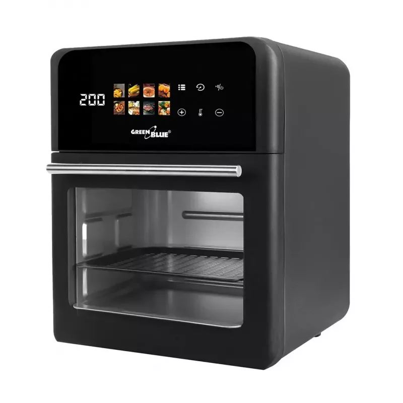 Õhufritüür GreenBlue GB950 1800W, 10 L mahutavus, 8 programmi, puutepaneel, taimer, must