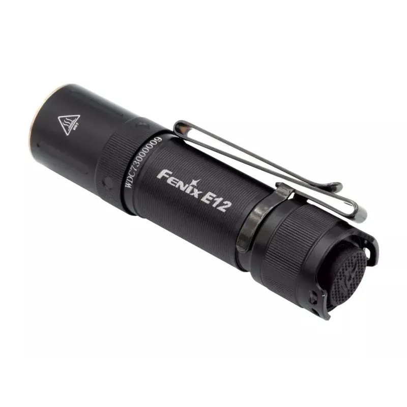 Käsitaskulamp Fenix E12 V2.0 Must LED Alumiinium IP68 50000 h