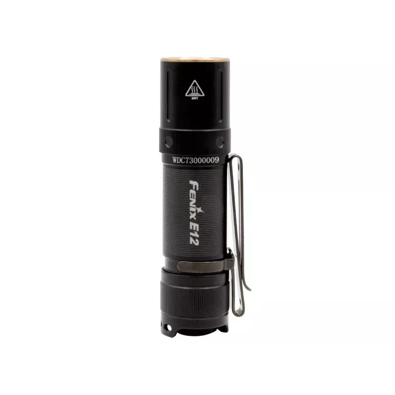 Käsitaskulamp Fenix E12 V2.0 Must LED Alumiinium IP68 50000 h