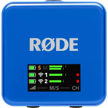 Mikrofon Rode Wireless Go III sinine — kompaktne juhtmevaba lavaliermikrofon
