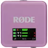 Juhtmeta lavalier-mikrofon Rode Wireless Go III lilla 2,4 GHz kompaktne disain