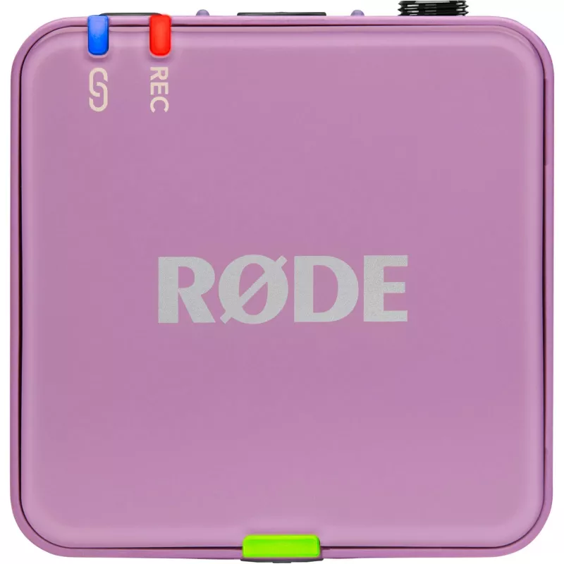 Juhtmeta lavalier-mikrofon Rode Wireless Go III lilla 2,4 GHz kompaktne disain