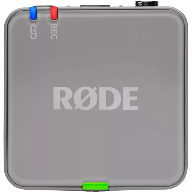 Juhtmevaba mikrofon Rode Wireless GO III hall — kompaktne disain, sisseehitatud aku