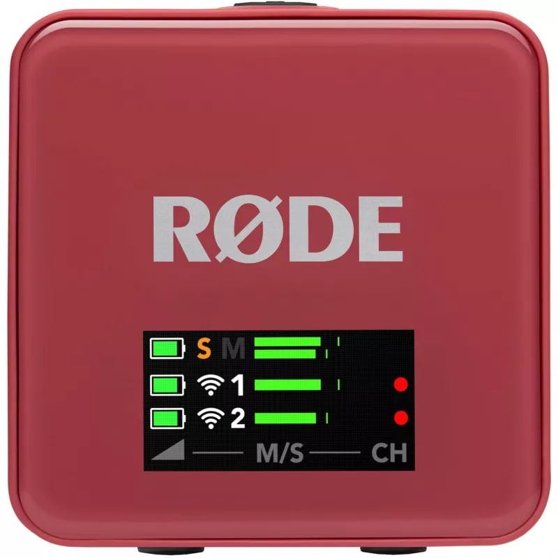 Juhtmevaba mikrofon Rode Wireless Go III Pink — kompaktne 2,4 GHz ülekanne, mudel WIGOGEN3ROS