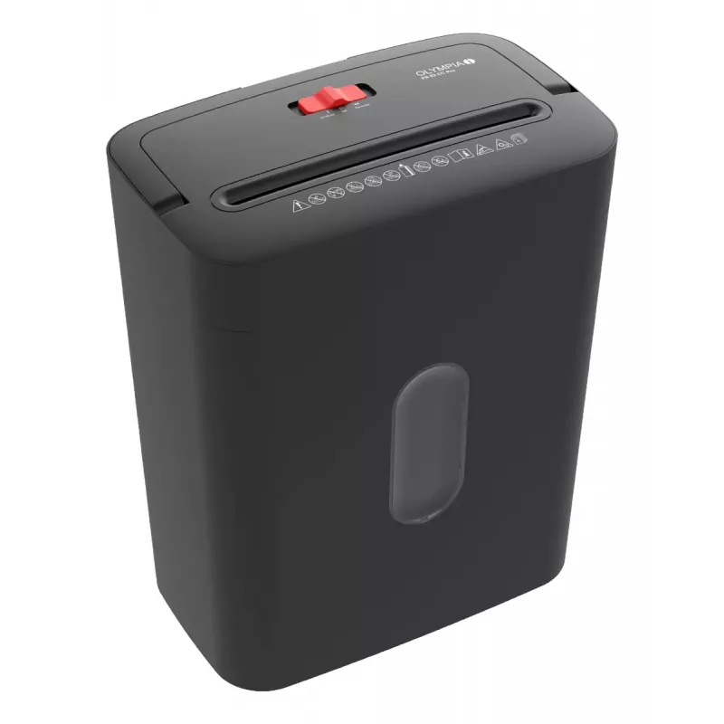 Paberipurustaja Olympia PS 53 CC Pro — ristlõikus, 15 L korv, 68 dB, must