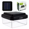 Solar LED Post Light GreenBlue GB127 WW — 3200K neutraalvalge, 80×80 mm ümbrikukujuline varikate, NiMH aku