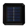 Solar LED Post Light GreenBlue GB128 WW, 3200K neutralne valge, ümbrikukujuline vari, 100x100mm, must