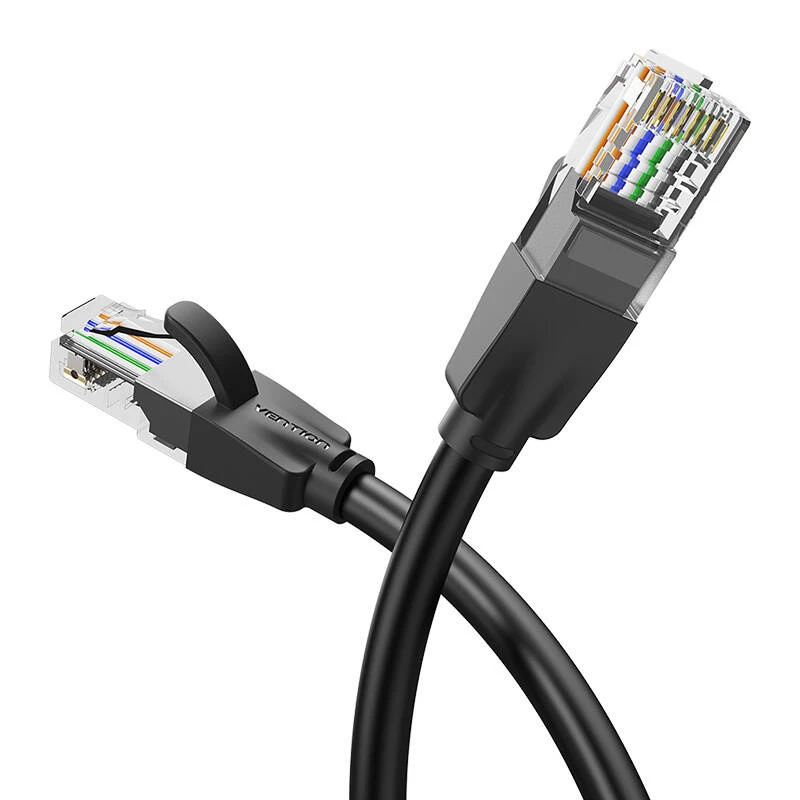 Võrgukaabel UTP CAT6 Vention IBEBG RJ45 Ethernet 1000Mbps 1,5 m must
