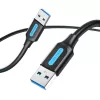 USB 3.0 kaabel Vention CONBH 2A 2m Must PVC