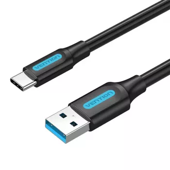 USB 3.0 A-USB-C-kaabel Vention COZBH 2m Must PVC