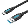 USB 3.0 A-USB-C-kaabel Vention COZBH 2m Must PVC