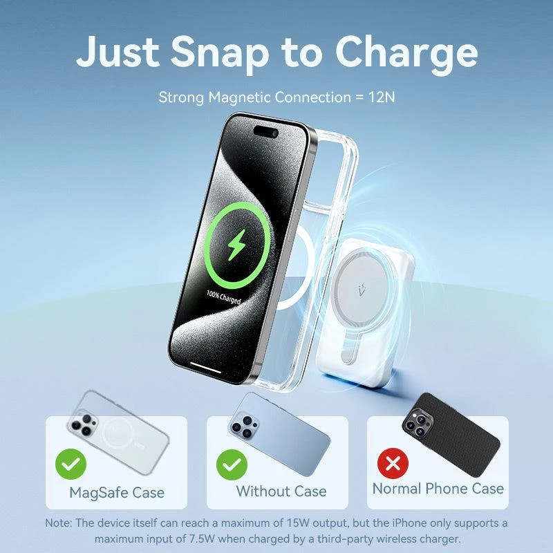 Akupank Wrl 5000MAH 20W/MAGNETIC Must FHSB0 Vention