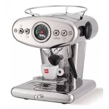 illy X1 Anniversary masin jahvatatud kohvi ja E.S.E.-padjakeste jaoks (roostevaba teras)