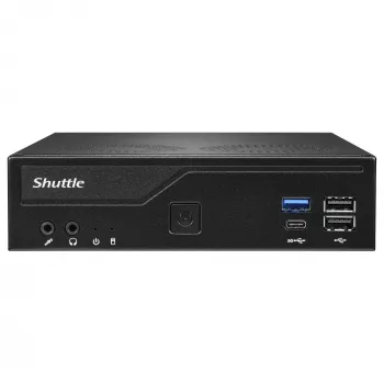 Shuttle Barebone õhuke DH610V2 Intel/DDR5/must - Barebone - Intel Socket 1700 (Core i)