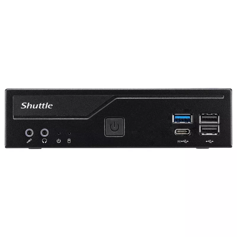 Shuttle Barebone õhuke DH610V2 Intel/DDR5/must - Barebone - Intel Socket 1700 (Core i)