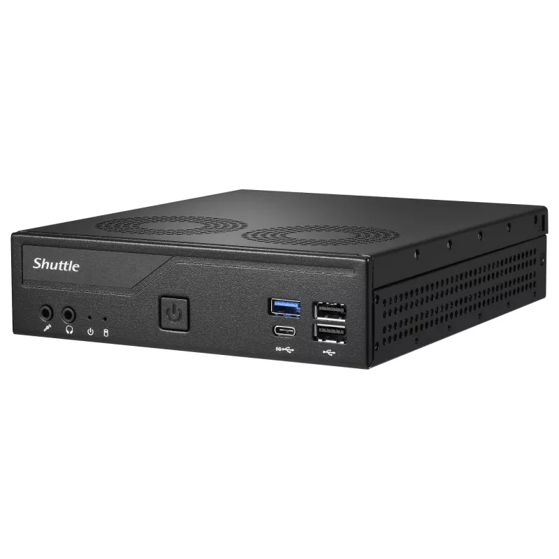 Shuttle Barebone õhuke DH610V2 Intel/DDR5/must - Barebone - Intel Socket 1700 (Core i)
