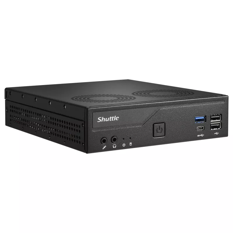 Shuttle Barebone õhuke DH610V2 Intel/DDR5/must - Barebone - Intel Socket 1700 (Core i)