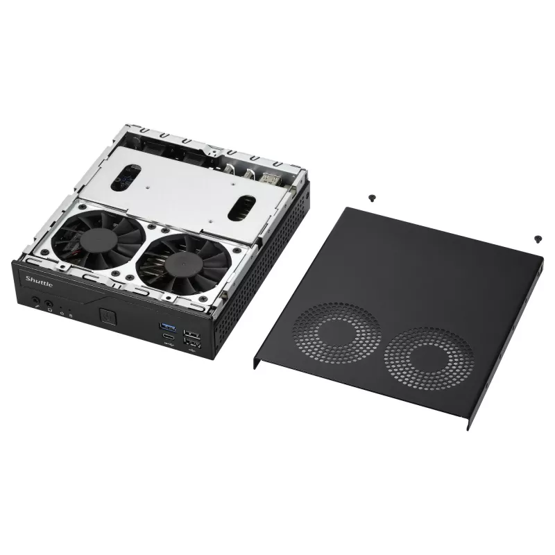 Shuttle Barebone õhuke DH610V2 Intel/DDR5/must - Barebone - Intel Socket 1700 (Core i)