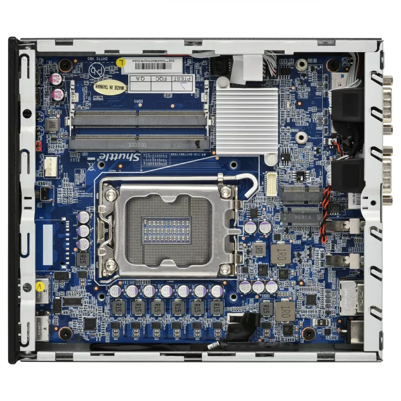 Shuttle Barebone õhuke DH610V2 Intel/DDR5/must - Barebone - Intel Socket 1700 (Core i)
