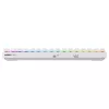 Mehaanilise stiiliga kompaktne juhtmevaba klaviatuur Cherry XTRFY K33 75% QWERTZ saksa valge USB + RF + Bluetooth RGB