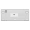 Mehaanilise stiiliga kompaktne juhtmevaba klaviatuur Cherry XTRFY K33 75% QWERTZ saksa valge USB + RF + Bluetooth RGB