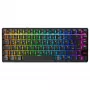 Juhtmevaba mänguriklaviatuur Cherry XTRFY K33 Compact 75% QWERTZ saksa USB + RF + Bluetooth RGB must