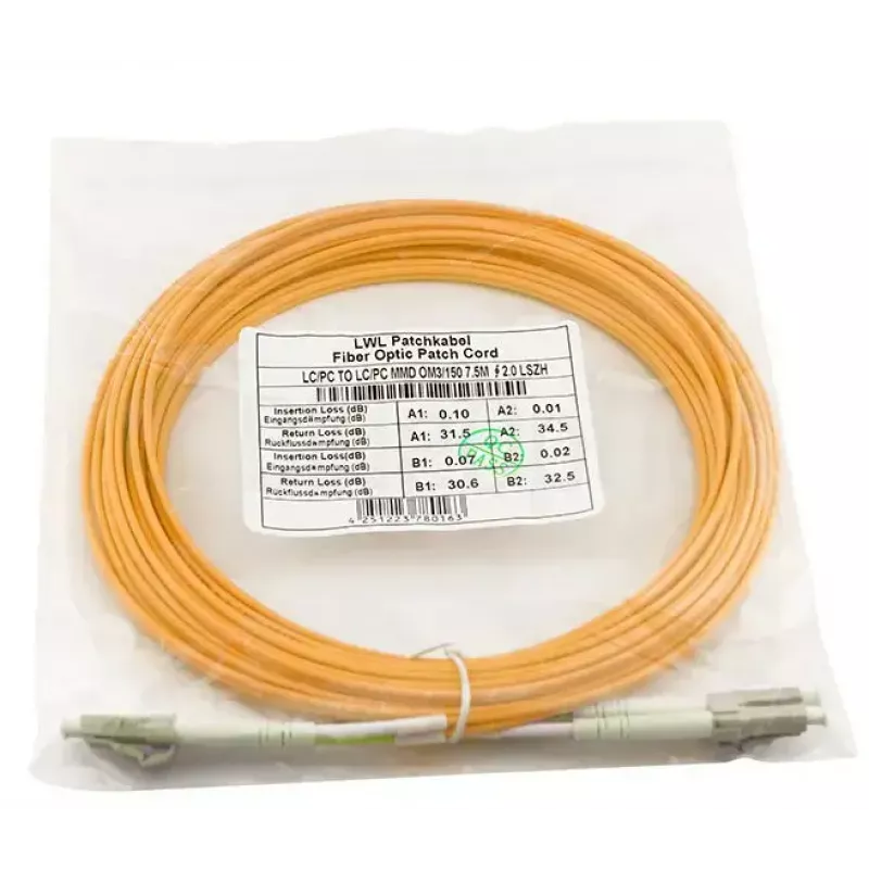 BlueOptics OM2 mitmemoodiline fiiberoptiline kaabel LC‑LC 10 m oranž - CAB‑MMF50‑LC‑LC‑10‑BO
