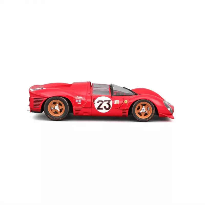Superauto mudel Bburago Ferrari 330 P4 Daytona, kokkupandud mõõtkavas 1:24