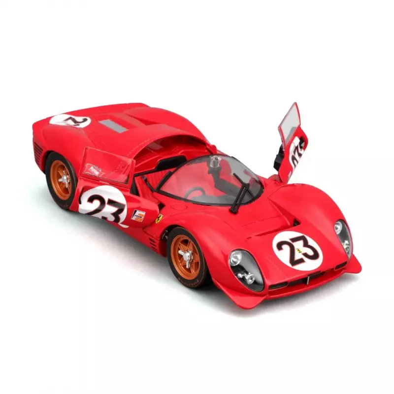 Superauto mudel Bburago Ferrari 330 P4 Daytona, kokkupandud mõõtkavas 1:24