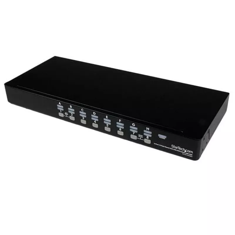 StarTech.com 16 pordiga 1U rack-kinnitav USB KVM-lüliti koos OSD-ga (SV1631DUSBU)