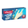 Ühekordsed latekskindad VILEDA Multi Latex 100, Beež, Suurus S/M, 100 tk