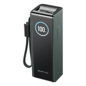 Akupank EcoFlow RAPID 25000 mAh roheline — 170 W koguvõimsus, 2× USB-C, 1× USB-A