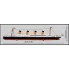 Ehituskomplekt Cobi R.M.S. Titanic mudelikomplekt, 848 osa, kollektsioneeritav laevamudel
