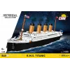Ehituskomplekt Cobi R.M.S. Titanic mudelikomplekt, 848 osa, kollektsioneeritav laevamudel