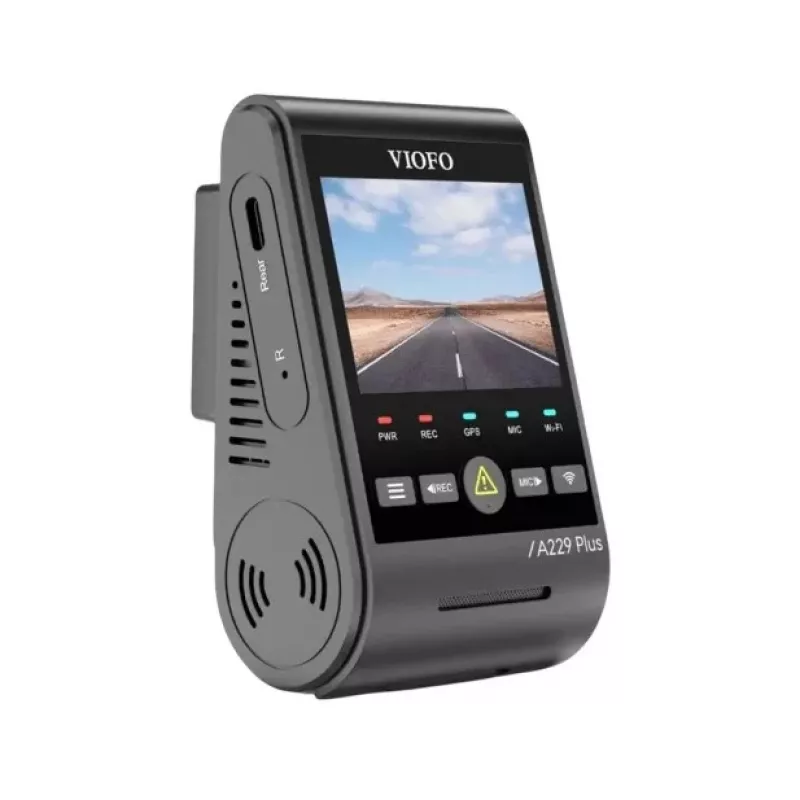 Dash Camera VIOFO A229 PLUS 1CH-G GPS — 1-kanaliline, 2560×1440, GPS, Wi‑Fi, 2,4-tolline ekraan, MicroSD kuni 512 GB