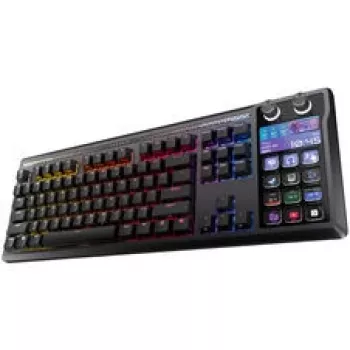 Corsair Galleon 100 SD mänguklaviatuur, täissuuruses, integreeritud Stream Deck, vahetatav, DE - must