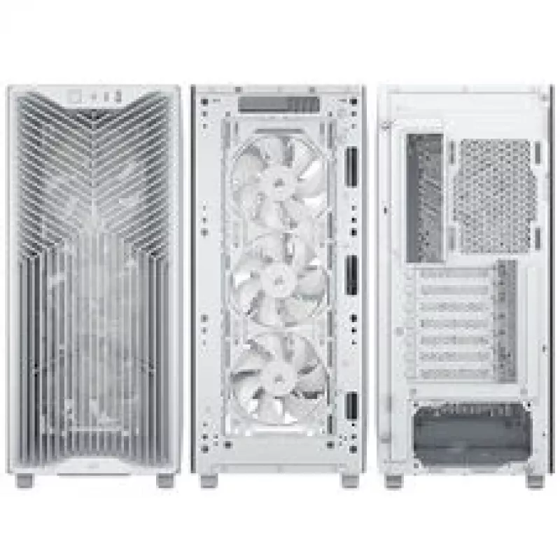 Corsair 3200D RS PC-korpus, Midi-Torn, ATX, Karastatud klaas - Valge