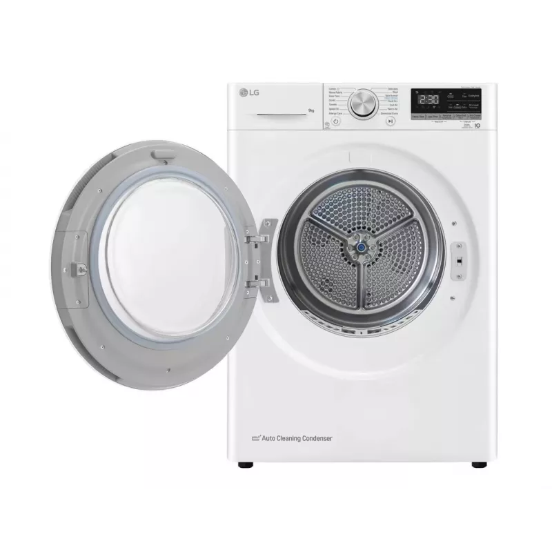 LG RH90V9AV4N, soojuspump, 9 kg, sügavus 66 cm - pesumasin-kuivati