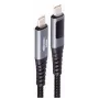 USB-C – USB-C kaabel ShiverPeaks BS14-59035 USB 2.0 0.5 m, kullatud kontaktid, magnetiliselt varjestatud, must/hall